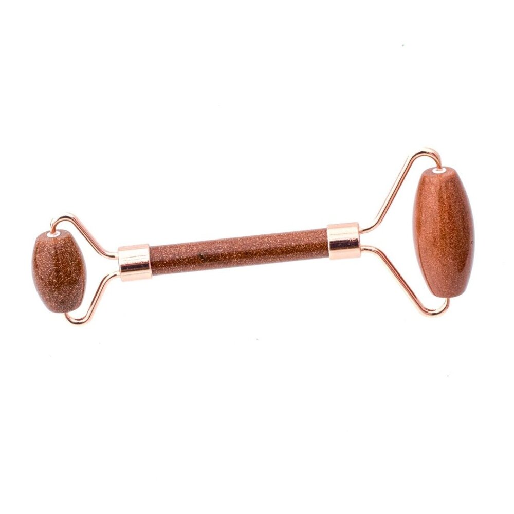 Natural Stone Face & Neck Roller Massager Choose Your Gemstone Healing Crystals